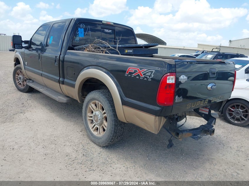 2013 FORD F-250 LARIAT - 1FT7W2BT3DEB40441
