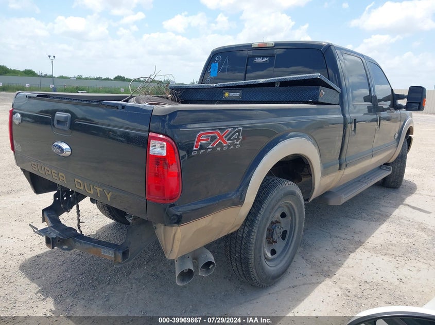 2013 FORD F-250 LARIAT - 1FT7W2BT3DEB40441