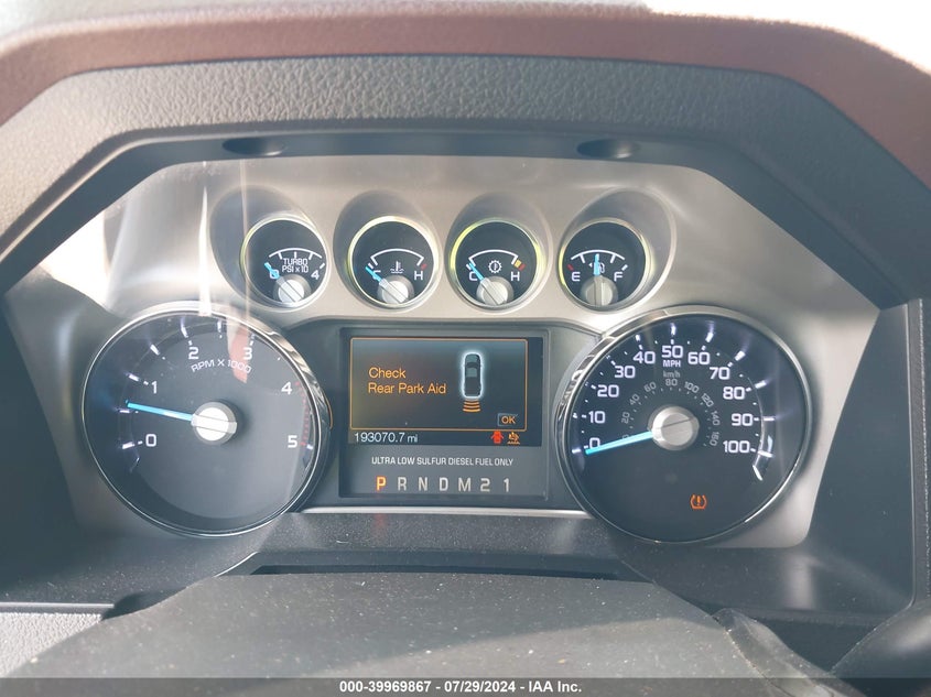 2013 FORD F-250 LARIAT - 1FT7W2BT3DEB40441