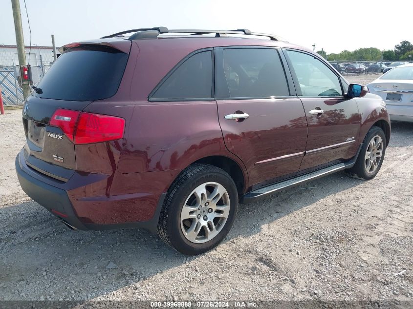 2008 Acura Mdx Technology Package VIN: 2HNYD28478H519784 Lot: 39969888