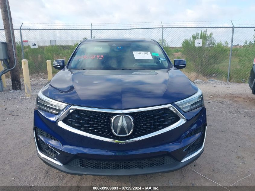 2020 Acura Rdx VIN: 5J8TC1H30LL022044 Lot: 39969893