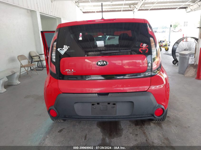 2015 Kia Soul + VIN: KNDJP3A50F7784045 Lot: 39969902