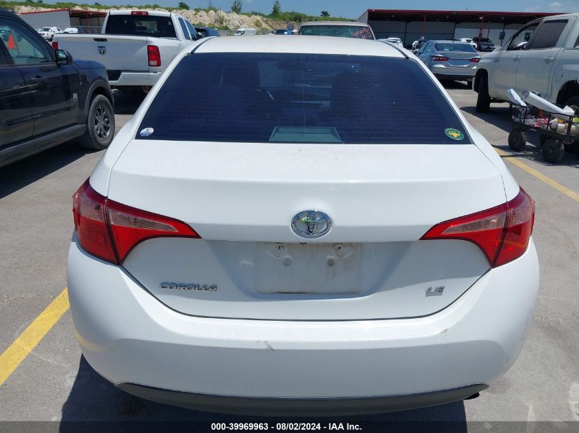 2017 Toyota Corolla Le VIN: 5YFBURHE5HP690105 Lot: 39969963