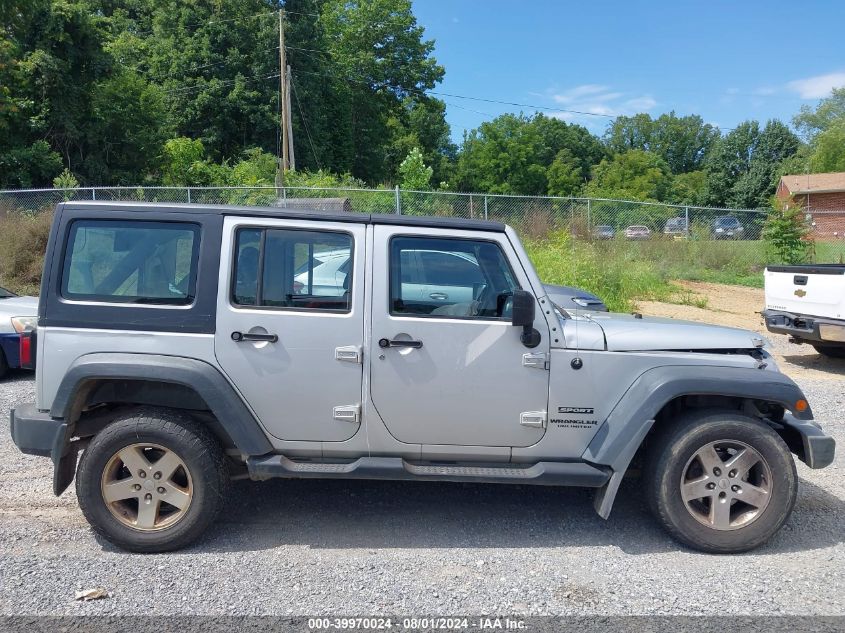 2011 Jeep Wrangler Unlimited Sport Rhd VIN: 1J4BZ3H18BL507348 Lot: 39970024