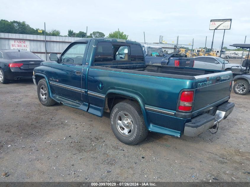 1996 Dodge Ram 1500 VIN: 1B7HC16Z1TS590577 Lot: 39970029