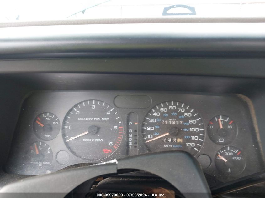 1996 Dodge Ram 1500 VIN: 1B7HC16Z1TS590577 Lot: 39970029