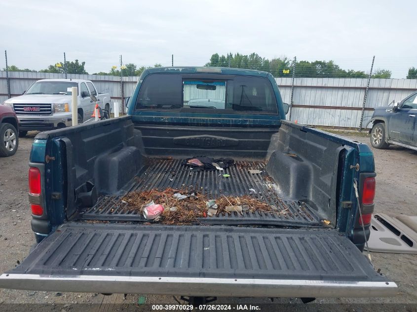 1996 Dodge Ram 1500 VIN: 1B7HC16Z1TS590577 Lot: 39970029