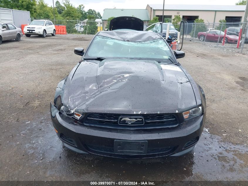 2012 Ford Mustang V6 Premium VIN: 1ZVBP8AM6C5204438 Lot: 39970071
