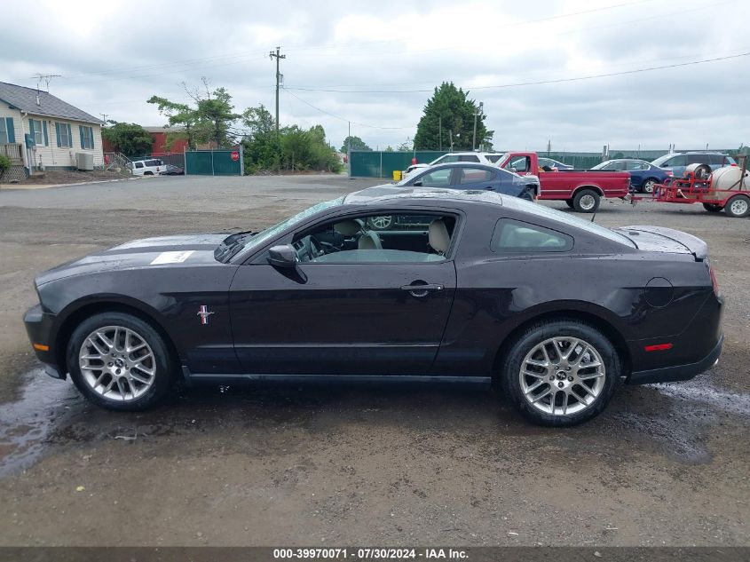 2012 Ford Mustang V6 Premium VIN: 1ZVBP8AM6C5204438 Lot: 39970071