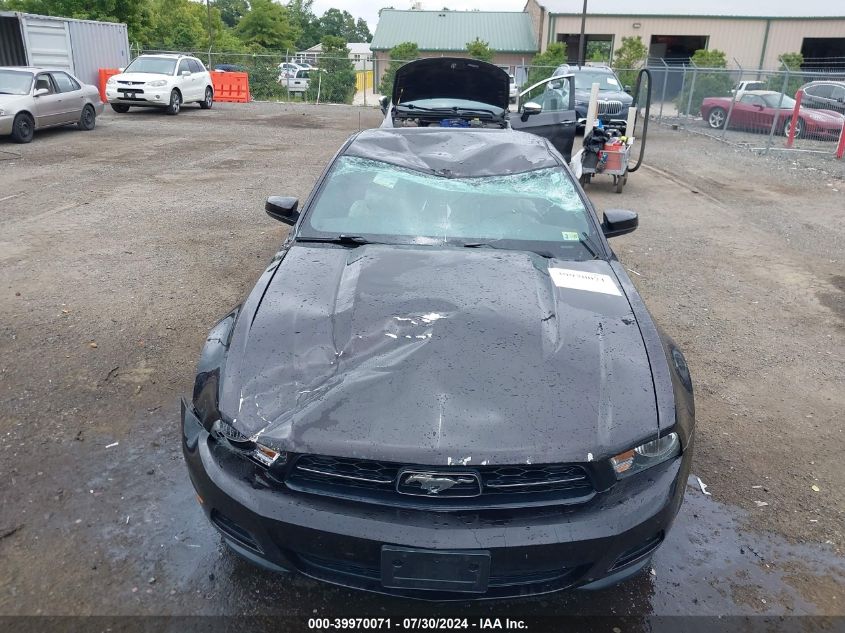 2012 Ford Mustang V6 Premium VIN: 1ZVBP8AM6C5204438 Lot: 39970071