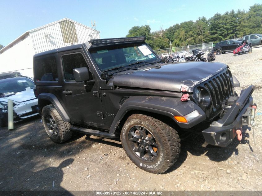 2022 Jeep Wrangler Willys 4X4 VIN: 1C4GJXAG1NW224186 Lot: 39970122