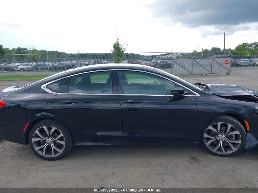 2015 Chrysler 200 C VIN: 1C3CCCEG7FN589284 Lot: 39970128