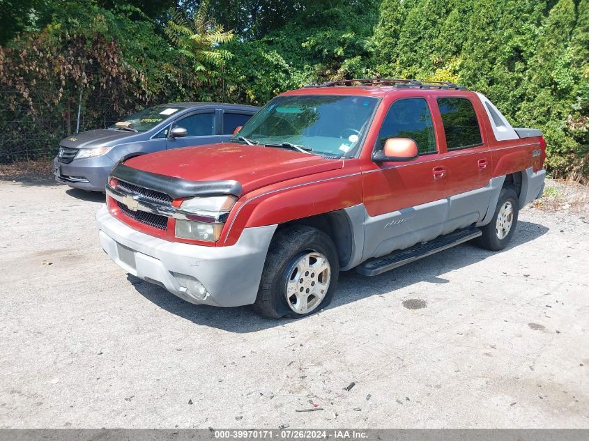 3GNEK13T92G287422 | 2002 CHEVROLET AVALANCHE 1500