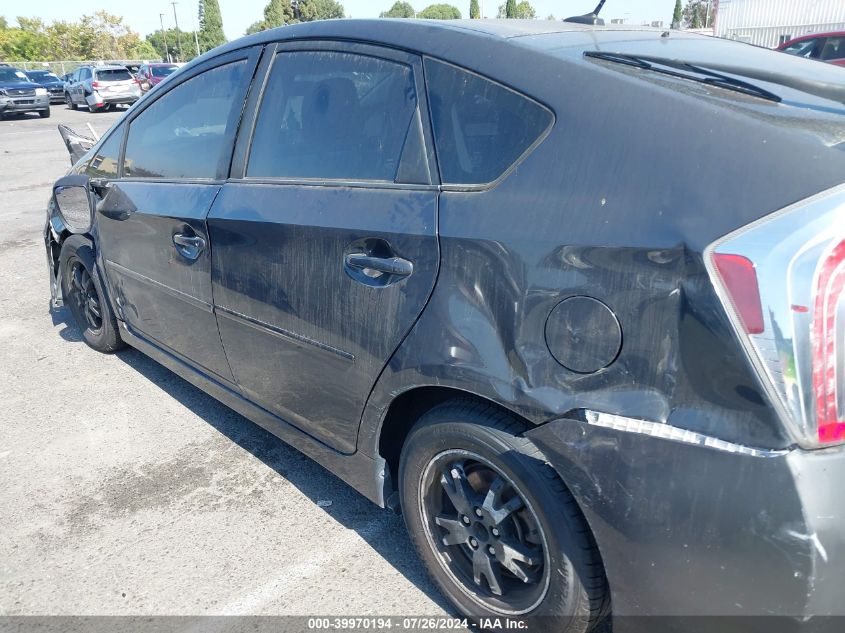 2015 Toyota Prius Three VIN: JTDKN3DU0F0427468 Lot: 39970194