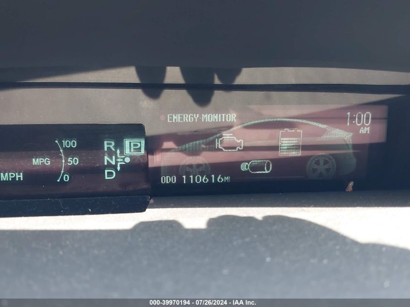 2015 Toyota Prius Three VIN: JTDKN3DU0F0427468 Lot: 39970194