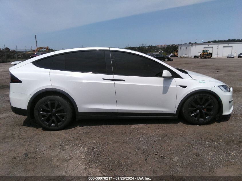 2023 Tesla Model X Dual Motor All-Wheel Drive/Standard Range VIN: 7SAXCAE52PF378545 Lot: 39970217