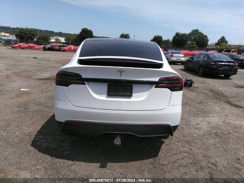 2023 Tesla Model X Dual Motor All-Wheel Drive/Standard Range VIN: 7SAXCAE52PF378545 Lot: 39970217