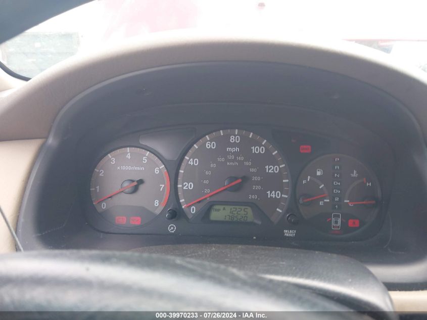 1HGCG22532A034896 2002 Honda Accord Ex