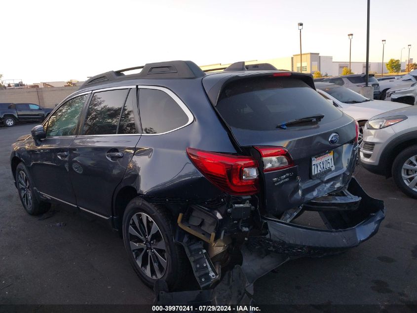 2017 Subaru Outback 2.5I Limited VIN: 4S4BSANCXH3370924 Lot: 39970241
