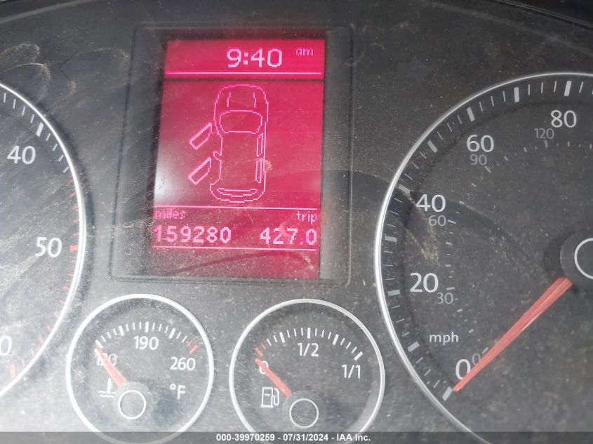 2009 Volkswagen Jetta Tdi VIN: 3VWTL71K59M344170 Lot: 39970259