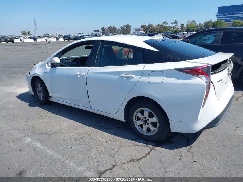 2016 Toyota Prius Two VIN: JTDKBRFU9G3019902 Lot: 39970290