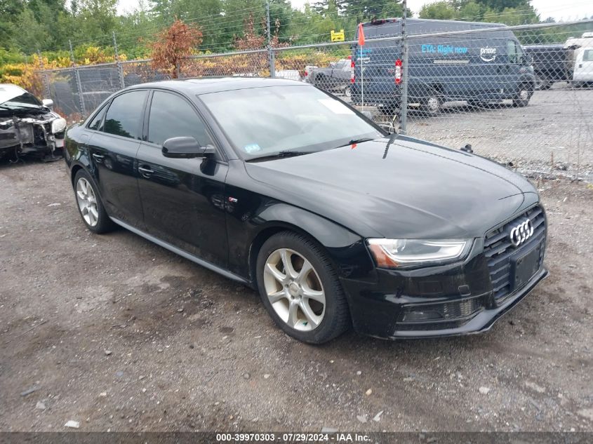 2015 AUDI A4 2.0T PREMIUM - WAUHFAFL2FA030013