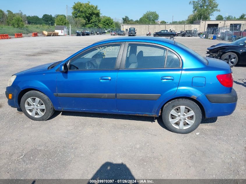 2008 Kia Rio Lx VIN: KNADE123486407096 Lot: 39970397