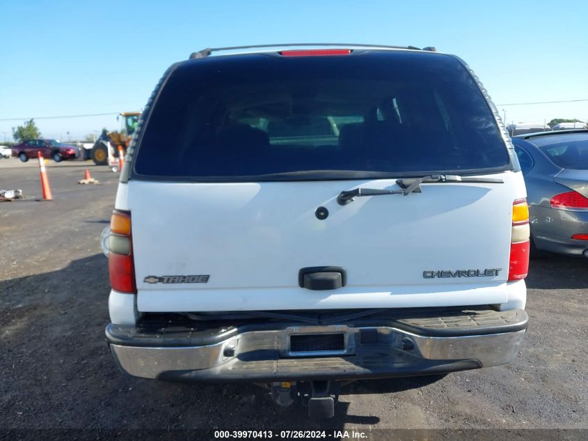 2002 Chevrolet Tahoe C1500 VIN: 1GNEC13V82R271470 Lot: 39970413