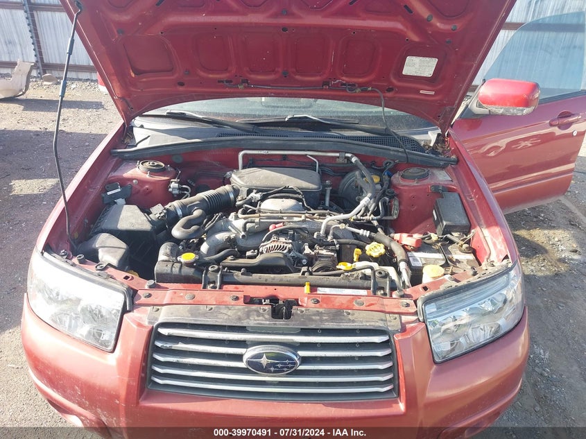 2007 Subaru Forester 2.5X VIN: JF1SG65617H741733 Lot: 39970491
