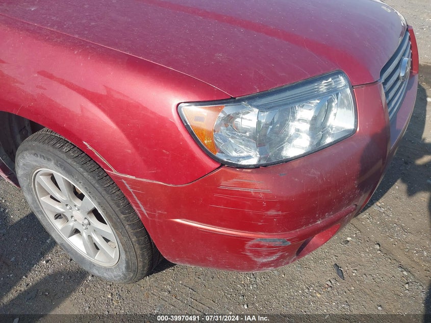 2007 Subaru Forester 2.5X VIN: JF1SG65617H741733 Lot: 39970491