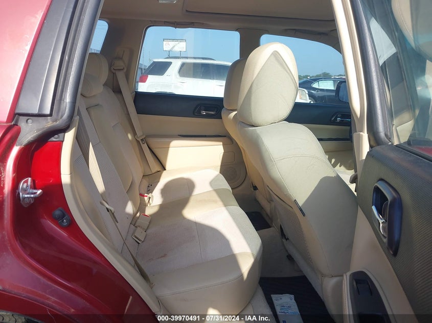 2007 Subaru Forester 2.5X VIN: JF1SG65617H741733 Lot: 39970491