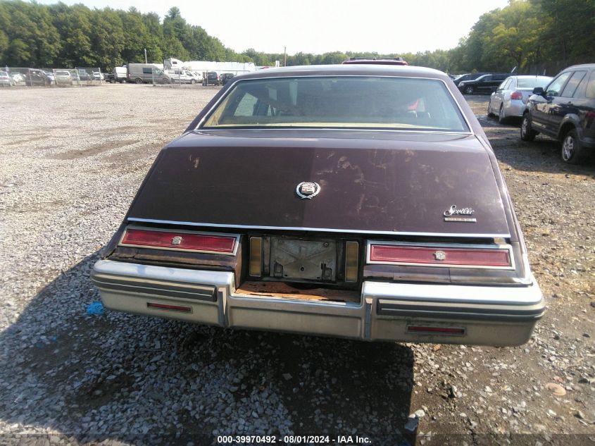 1980 Cadillac Seville VIN: 6F69NA3697602 Lot: 39970492