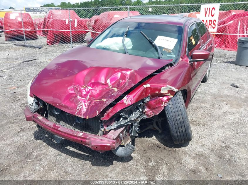 2006 Honda Accord 3.0 Ex VIN: 1HGCM665X6A037729 Lot: 39970513