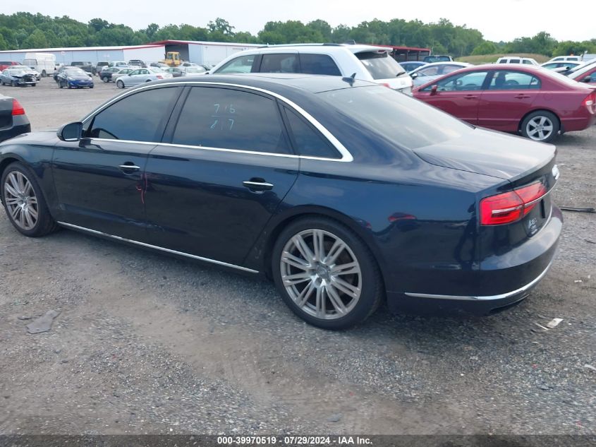 2015 Audi A8 L 4.0T VIN: WAU32AFD0FN002699 Lot: 39970519