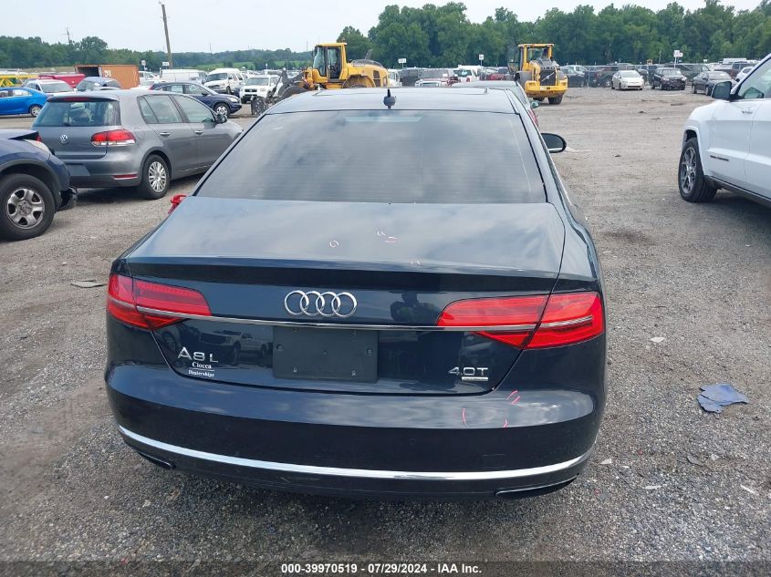 2015 Audi A8 L 4.0T VIN: WAU32AFD0FN002699 Lot: 39970519