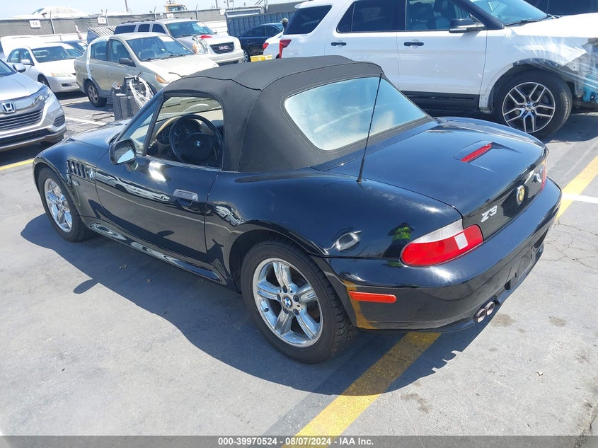 2000 BMW Z3 2.3 VIN: WBACH9342YLM91641 Lot: 39970524