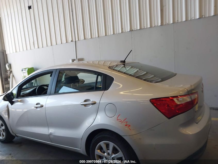 2013 Kia Rio Lx VIN: KNADM4A3XD6219005 Lot: 39970564