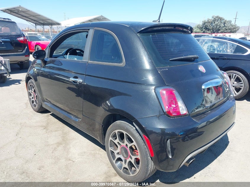 2013 Fiat 500 Turbo VIN: 3C3CFFHH4DT553496 Lot: 39970567