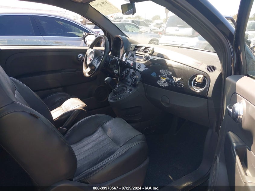 2013 Fiat 500 Turbo VIN: 3C3CFFHH4DT553496 Lot: 39970567