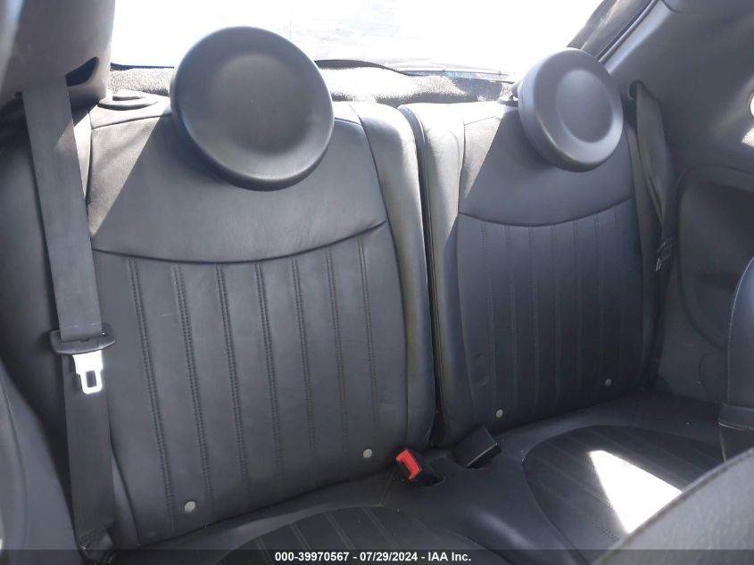 2013 Fiat 500 Turbo VIN: 3C3CFFHH4DT553496 Lot: 39970567