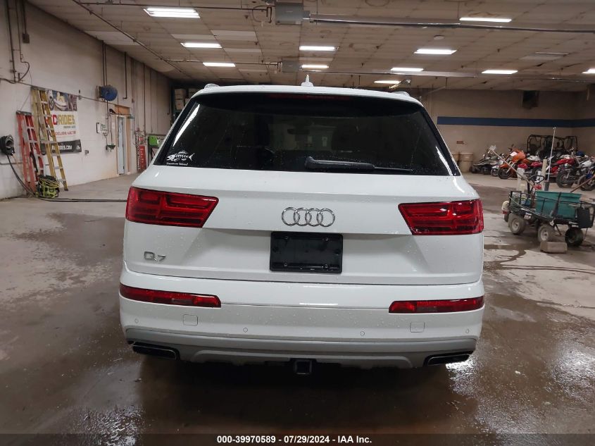 2019 Audi Q7 55 Premium/55 Se Premium VIN: WA1AAAF71KD008383 Lot: 39970589