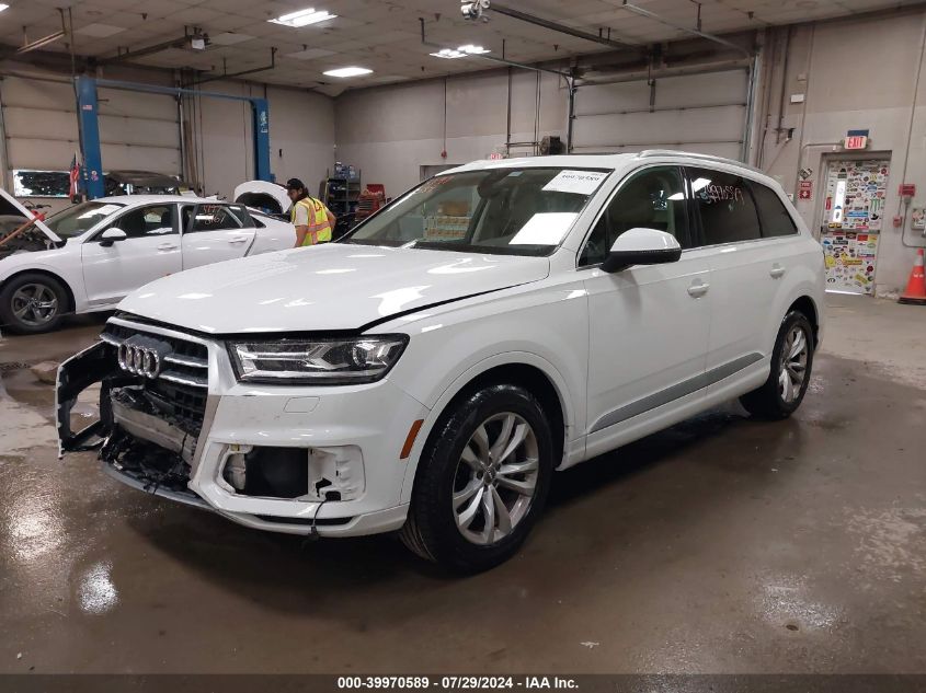 2019 Audi Q7 55 Premium/55 Se Premium VIN: WA1AAAF71KD008383 Lot: 39970589