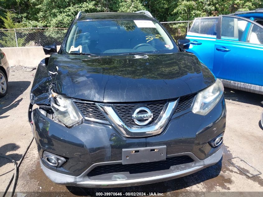 2014 Nissan Rogue Sl VIN: 5N1AT2MV7EC793442 Lot: 39970646