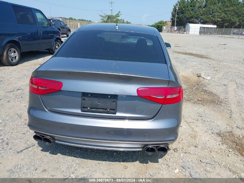 2014 Audi S4 3.0T Premium Plus VIN: WAUDGAFL3EA082955 Lot: 39970671