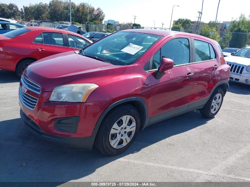 KL7CJKSB3FB238388 2015 CHEVROLET TRAX - Image 2