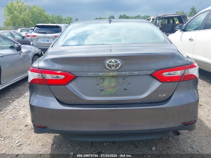 2019 Toyota Camry Le VIN: 4T1B11HK6KU820477 Lot: 39970744