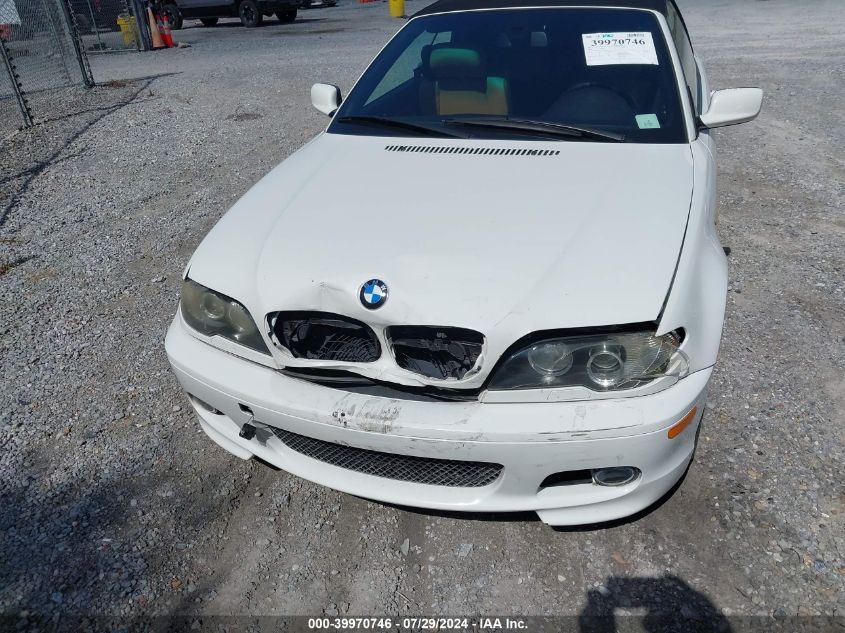 2005 BMW 330 Ci VIN: WBABW53415PL52485 Lot: 39970746
