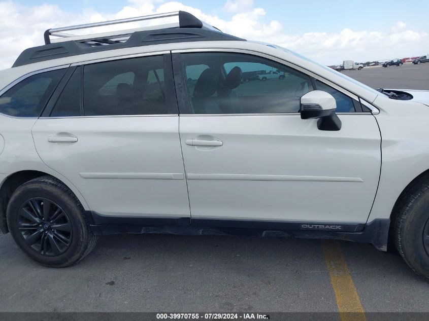 2016 Subaru Outback 2.5I Limited VIN: 4S4BSANC3G3327444 Lot: 39970755