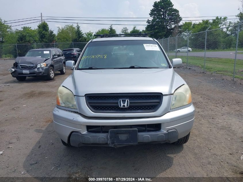 2004 Honda Pilot Ex-L VIN: 2HKYF18524H556228 Lot: 39970758