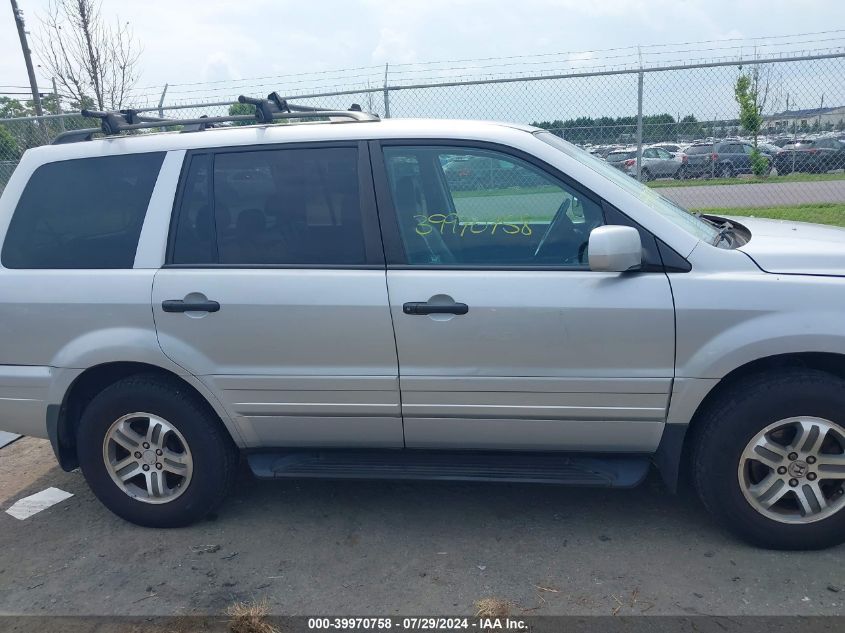 2004 Honda Pilot Ex-L VIN: 2HKYF18524H556228 Lot: 39970758
